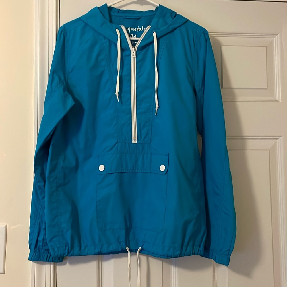 Aeropostale Windbreaker Jacket with front pocket size M